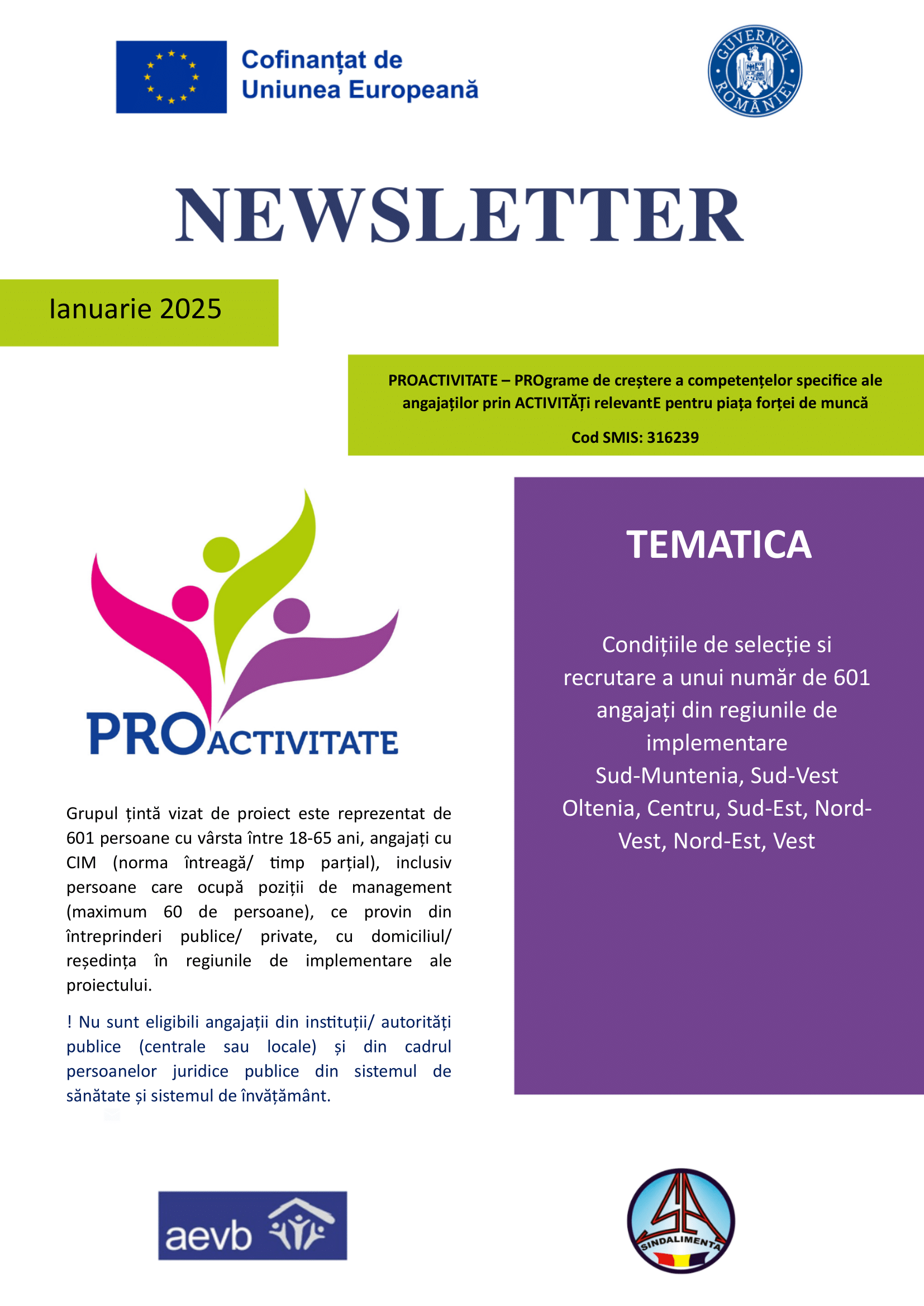 Newsletter Ianuarie 2025 - Page 1